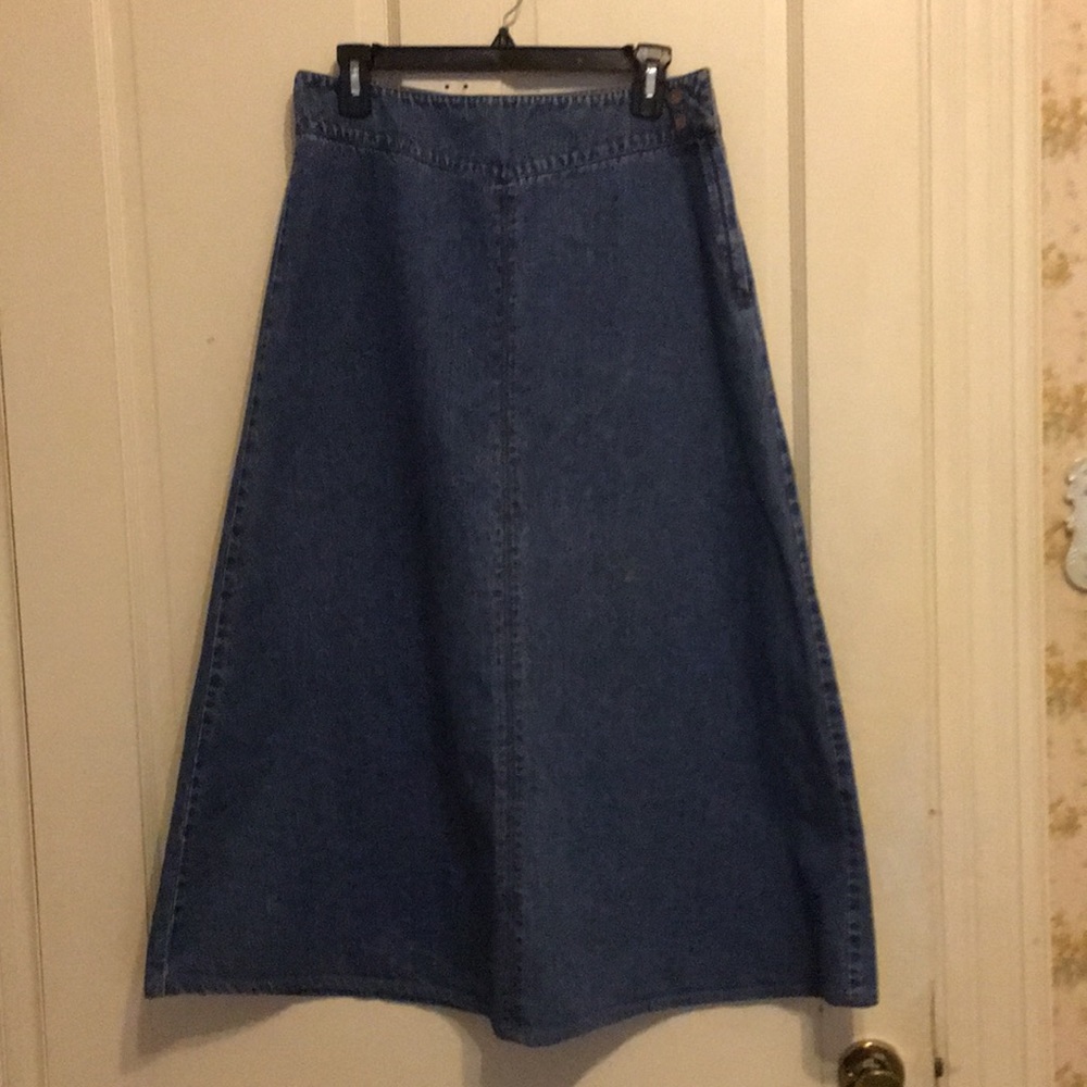 Denim midi skirt by Ralph Lauren
